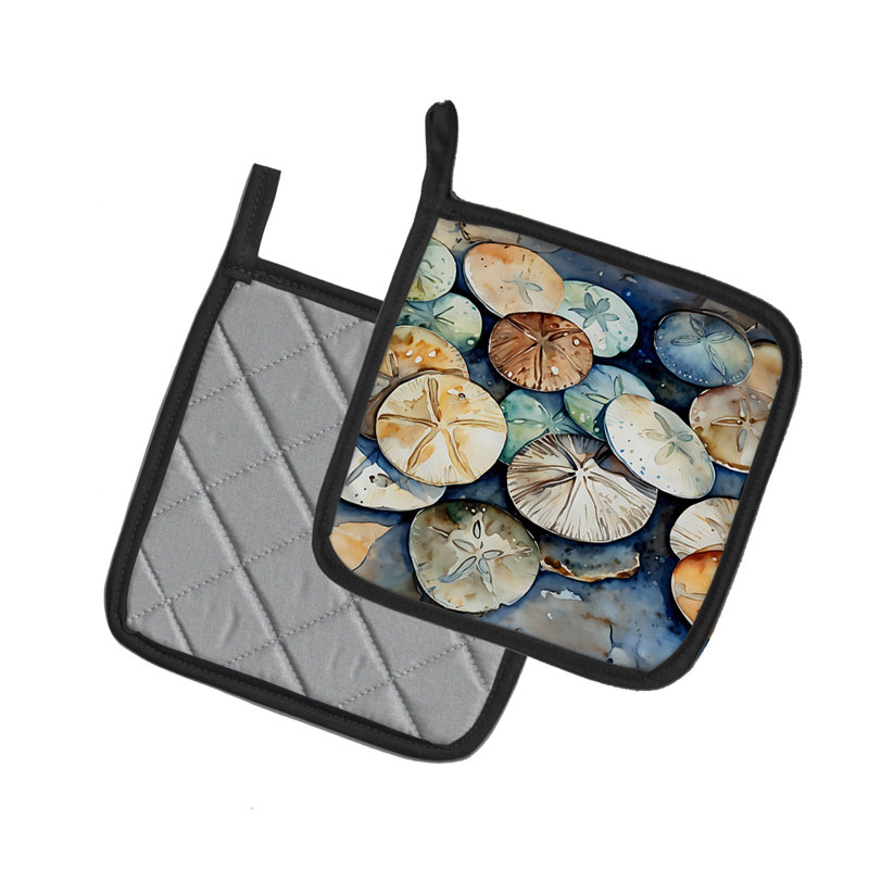 Caroline's Treasures Nautical Collection Polyester Potholder Set