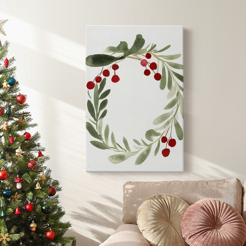 Art des Fêtes de Noël - Toile tendue avec châssis CCDXLV, H 18 po x l 12 po