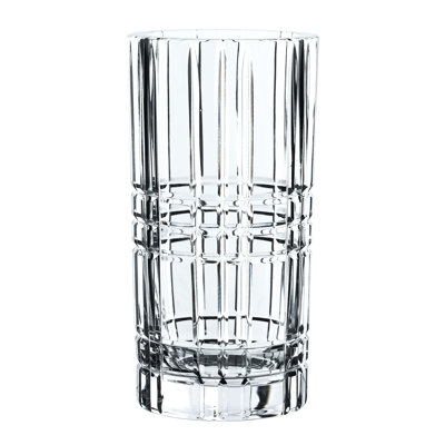 Vase de table en verre transparent