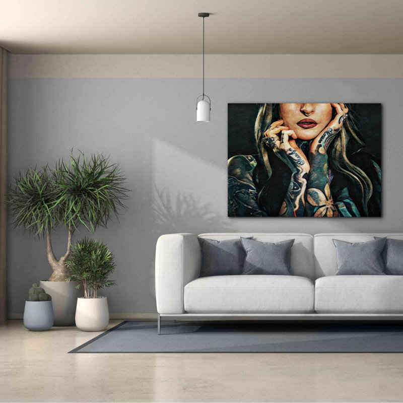 Reproduction d'art sur toile giclée, H 40 po x l 54 po x P 1,5 po