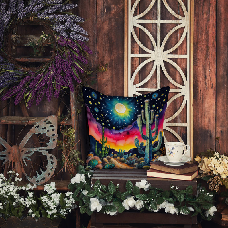 Coussin décoratif intérieur / extérieur Polyester, 14 po x 14 po
