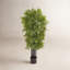 Arbre artificiel en bambou avec troncs noirs résistant aux rayons UV (intérieur / extérieur)-854870649