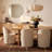 Lola Upholstered Side Chair with Swivel Casters-115308851