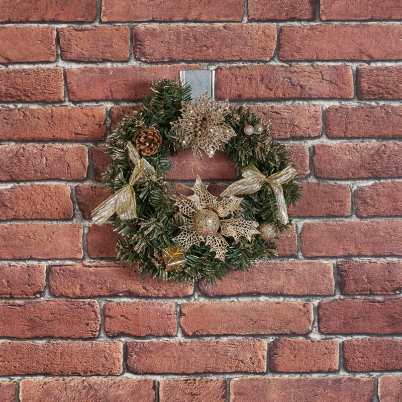 Faux Pinecone Pinecones Wreath, 30cm H x 30cm W x 10cm D