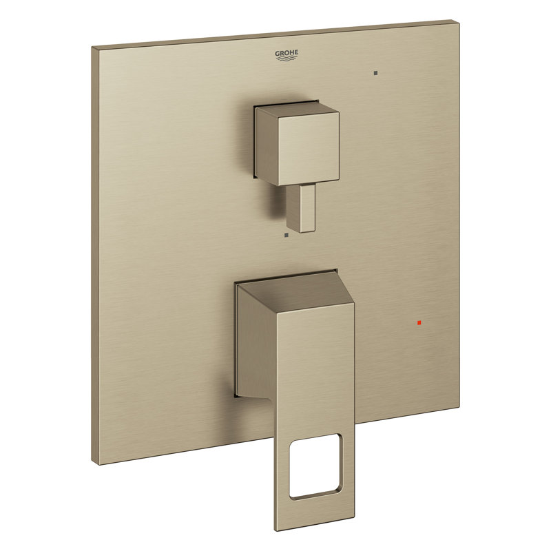 Eurocube Pressure Balanced Shower Faucet, Brushed Nickel