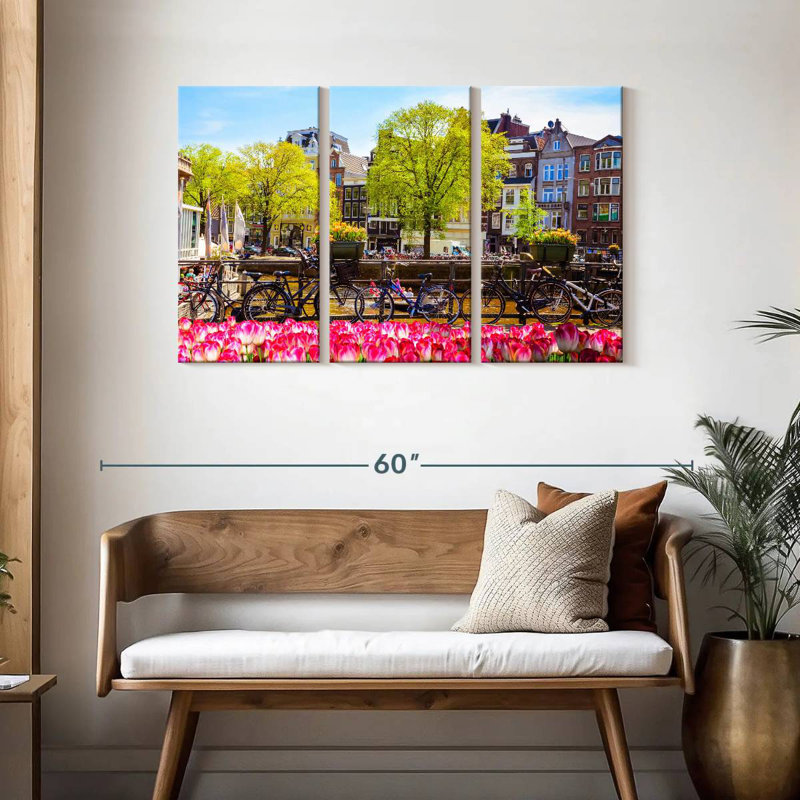 Paysage du pont Sirci Amsterdam, H 28 po x l 45 po