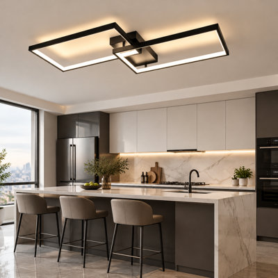 Coben 2-Light Dimmable LED Flush Mount