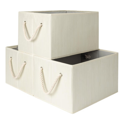 Breakwater Bay Fabric Decorative Bin
