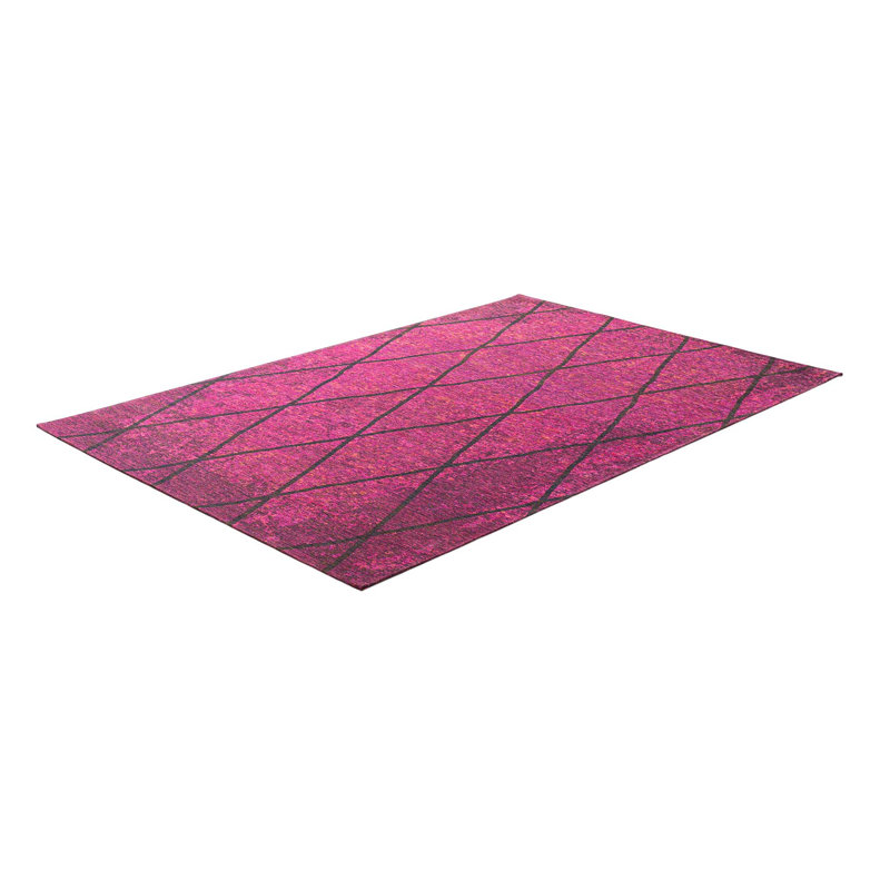 Fine Abstract Area Rug, Rectangular 68 x 130cm
