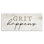 «Grit Happens Motivational», art mural sur toile par Daphne Polselli bp-887_CN