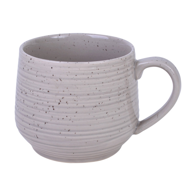 Sango Siterra Artist's Blend 17 Oz. Stoneware Mug Set - Rustic Design, Assorted