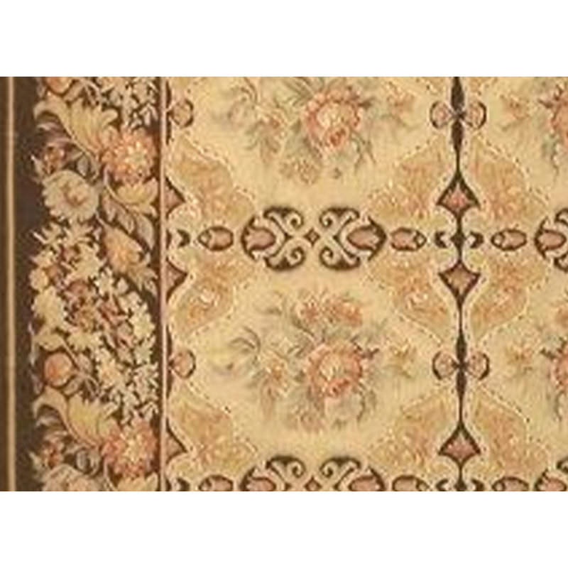 Wool Oriental Area Rug, Rectangle 6' x 9'