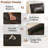 PU Leather Upholstered Manual Reclining Loveseat Sofa-1788874468