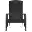 Chaise de patio en rotin poly Adirondack-369461738