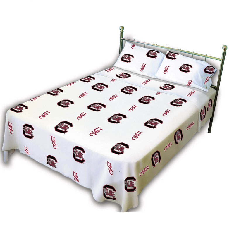 Ensemble de draps NCAA, Ensemble de draps pour lit simple + drap-housse + , Michigan