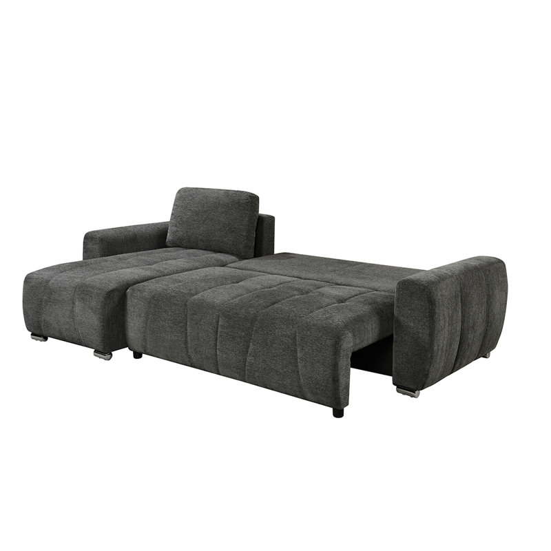 Charolyn 3 Seater Sofa Bed, Grey