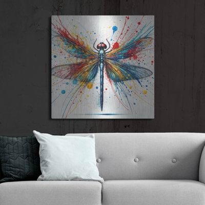 «Dragonfly» par Rey Klimt, art mural en métal