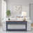 Wauneta Fully Assembled Farmhouse Console Table with Drawers & Shelf, Coastal Entryway Table for Living Room or Hallway