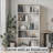40 Pair Shoe Cabinet with Adjustable Shelves-598012785