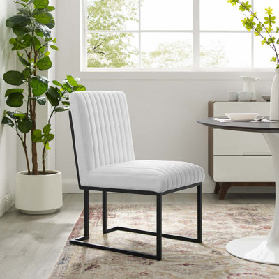 Indulge Channel Tufted Fabric Dining Chair by Modway