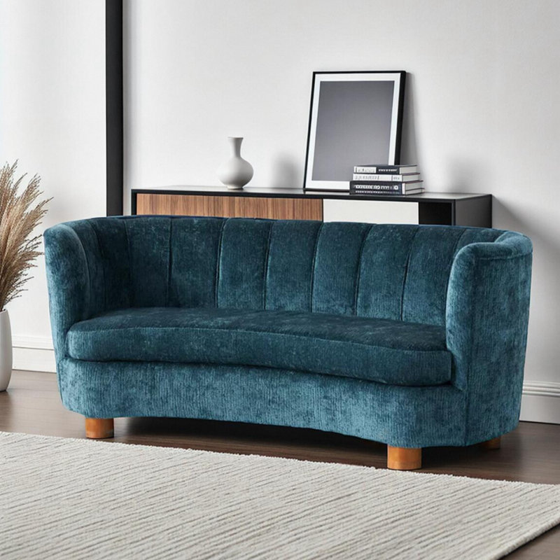 American Retro Blue Sofa