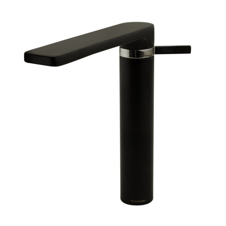 Roman Soler By Nameeks Arola Kitchen Faucet, Black and Chrome