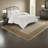 Elegant Tufted Cotton Bedding Sets, Off-white, Style