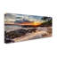 Art mural sur toile tendue - «Dramatic Hawaiian Sunset» de Pierre Leclerc, décoration murale pour le salon, la chambre à coucher ou le bureau - 16 x 32-19657288