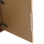 Meuble-lavabo mural 18,5 po avec lavabo en résine, porte simple à fermeture douce, bois naturel, porte en bois d'ingénierie à utilisation prolongée