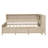 Wood Daybed With Storage Shelves And 3 Drawers, Antique White Milk-885389781