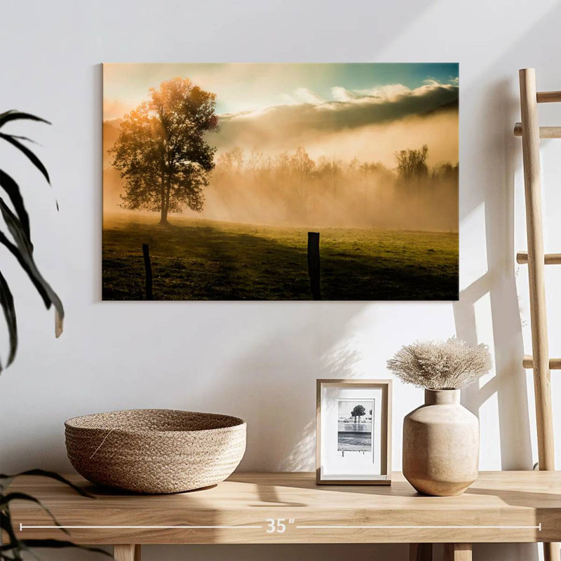 Alvord Mist In Cades Cove, H 34 po x l 51 po