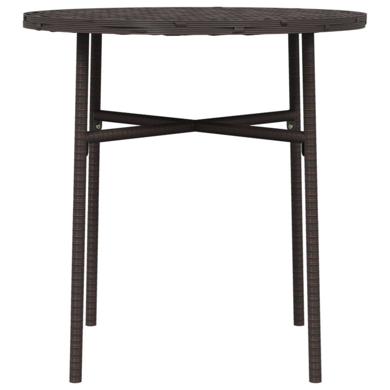 Table basse d'extérieur, Brun