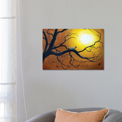 Siamese Cat In Golden Splendor 1 Piece Wrapped Canvas Wall Art