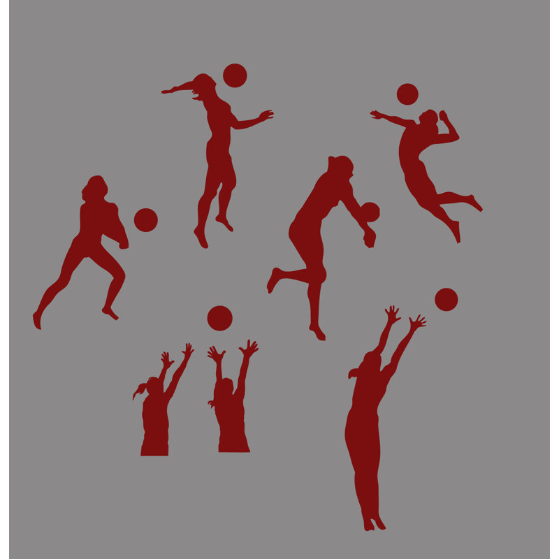 Décalcomanie murale joueurs volleyball Anadolu, Canneberge