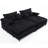 109" W Oversized Double Lounge Chaise-776345991