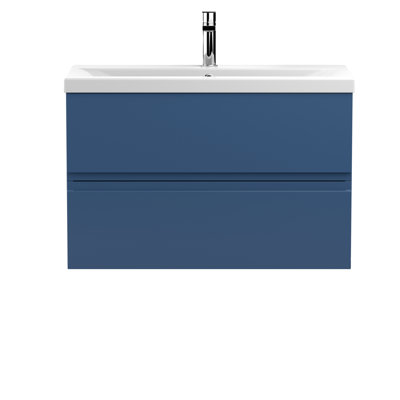 Urban 810mm Single Bathroom Vanity with Integrated Vitreous China Basin