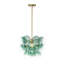 Lustre en grappe de verre bullé 1 lumière Art Deco-1274498273