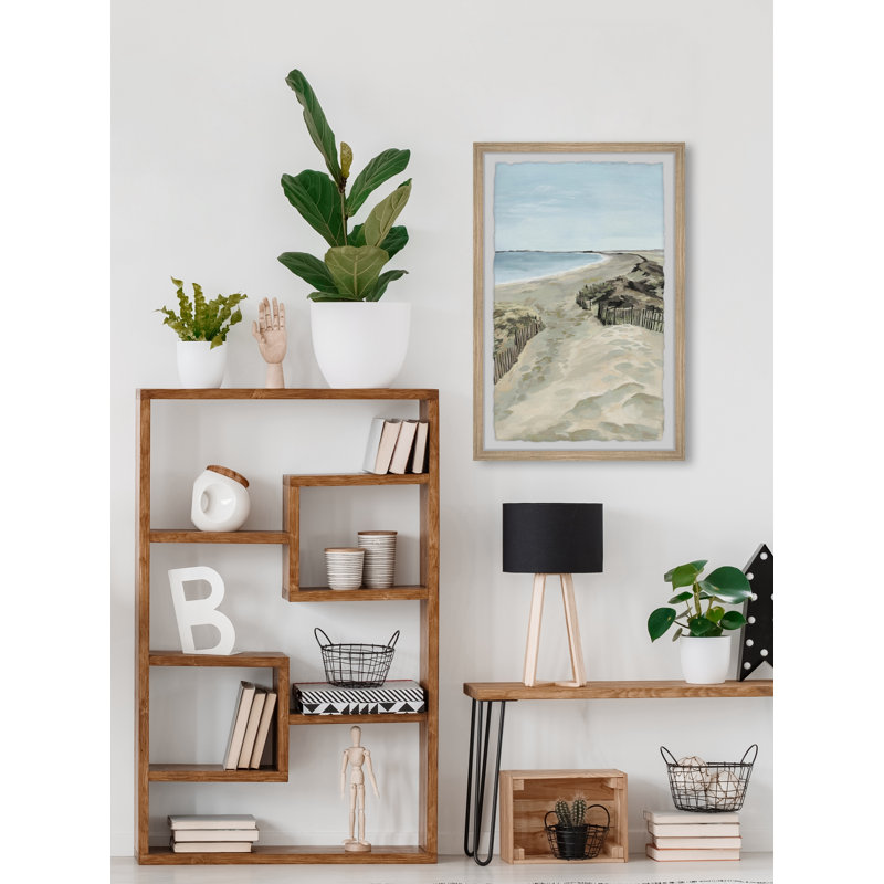 Tranquil Coastline - Single Picture Frame Painting, 91 cm H x 61 cm W