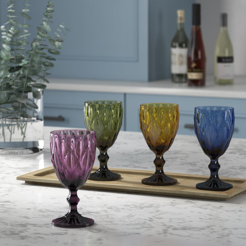Pasha 11oz. Handmade Goblet Set