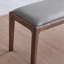 Banc rembourré en similicuir noir-100530312