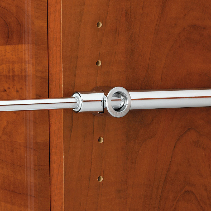 Organisateur de tringle à valet coulissante Rev-A-Shelf, Chrome chrome, 12 pouces