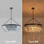 Lustre tambour en cristal 8 lumières moderne-1228186757