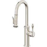 Davoli Pull-Down Prep/Bar Faucet with Squeeze Sprayer