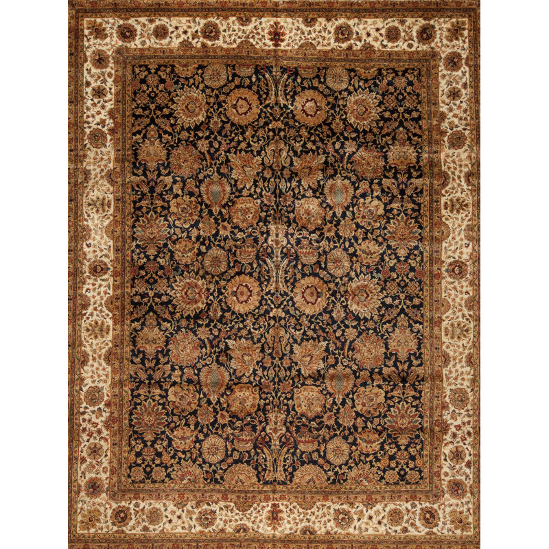 Noble House One-of-a-Kind Rectangle 12'1" X 15'5" Hand Knotted Area Rug