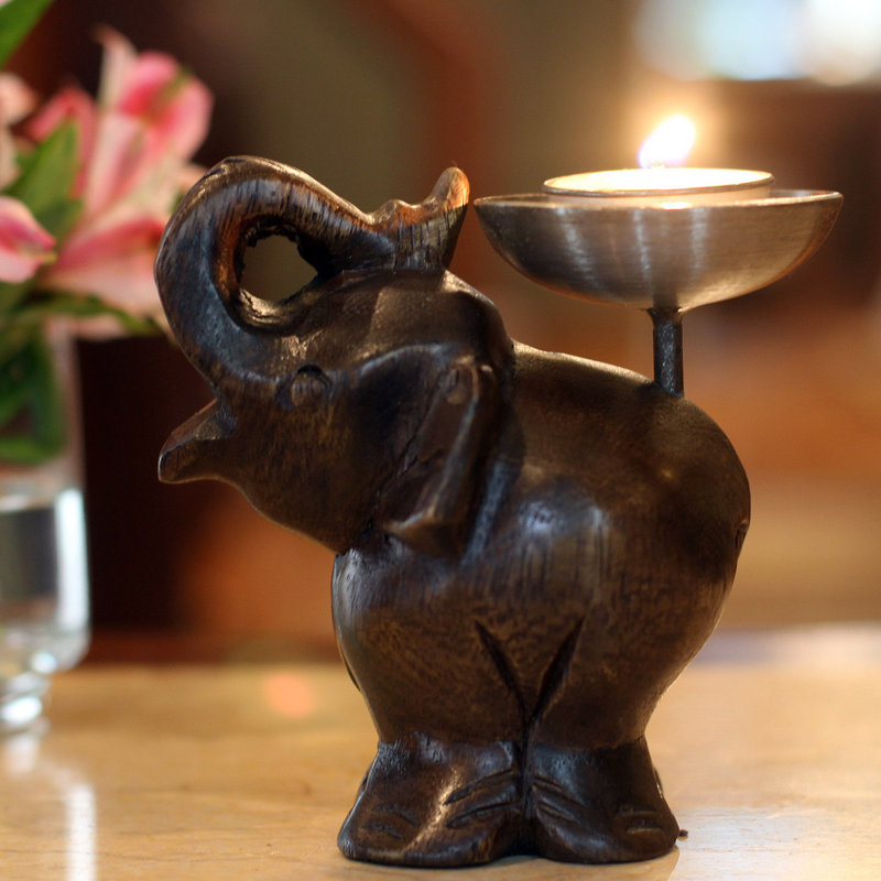 4.7'' H Iron Tabletop Votive Holder