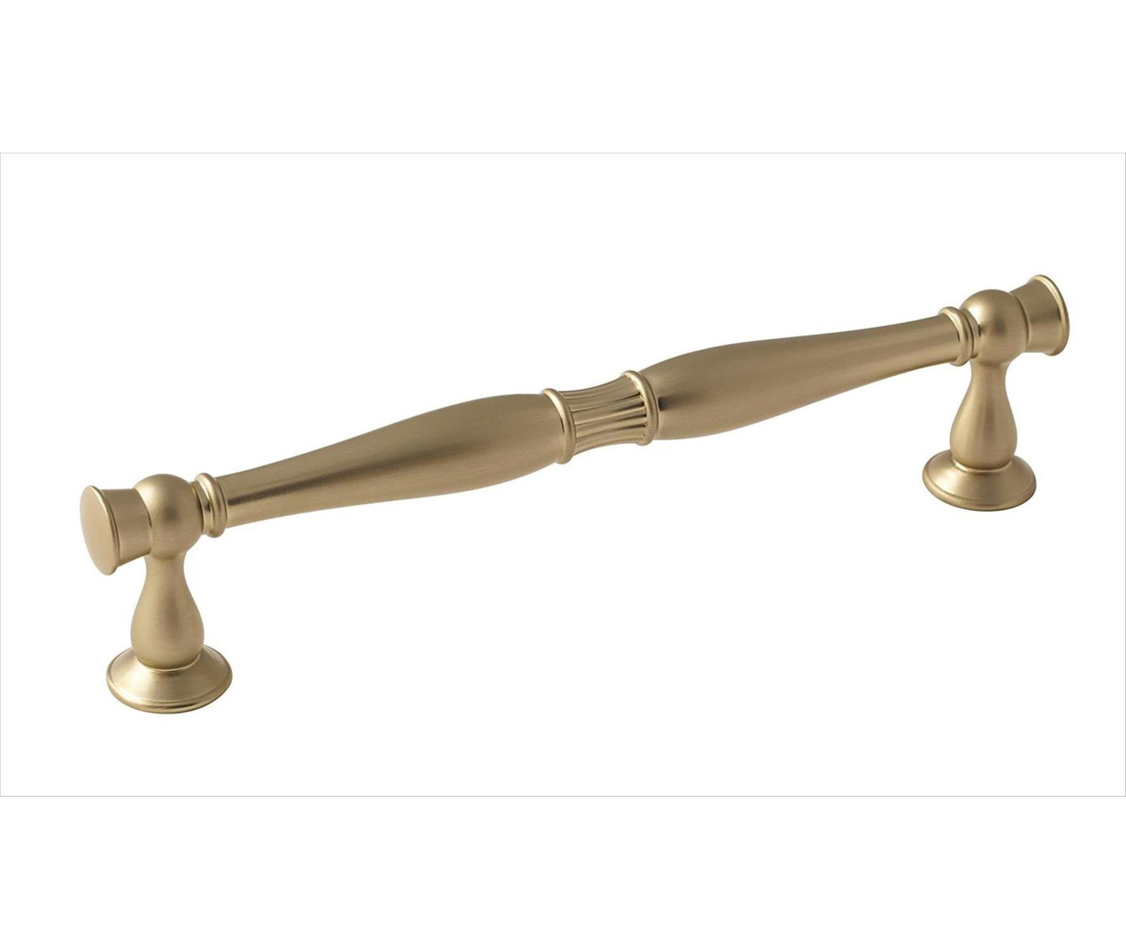 Crawford Bar Cabinet Pull, Golden Champage, 6.31"