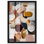 «Taupe Shell Intermix I Shadowbox Print», art mural abstrait par Art Remedy, cadre noir, 31 x 46