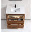 Meuble-lavabo en Ã©bÃ¨ne de 36 po avec plan de travail WK-36 de 2 po d'Ã©paisseur-1509810132-1509810134