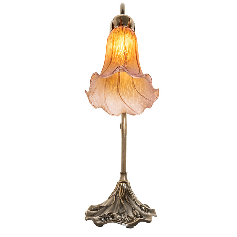 Frentz Arched Table Lamp, Amber/Purple