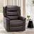 Manual Swivel Rocker Recliner Chair with 360° Rotation – Adjustable Backrest, Multi-Functional Lounge Chair for Living Room, Home Office-2047119011